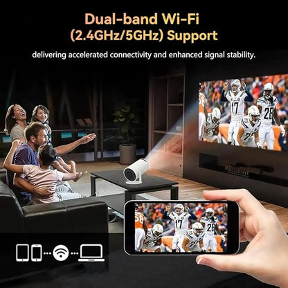 Mini Projector, 4K 1080P Support Portable Projector - Image 4