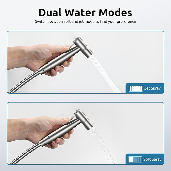 Hot and Cold Bidet Sprayer for Toilet, BRITULIF Bidet Attachment for Warm Water - Image 5
