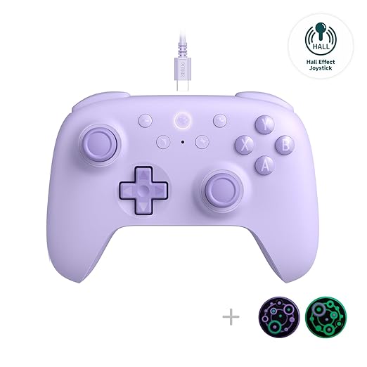 8Bitdo Ultimate 2C Hall Effect Joysticks and Hall Triggers Wired Controller by 8BitDo