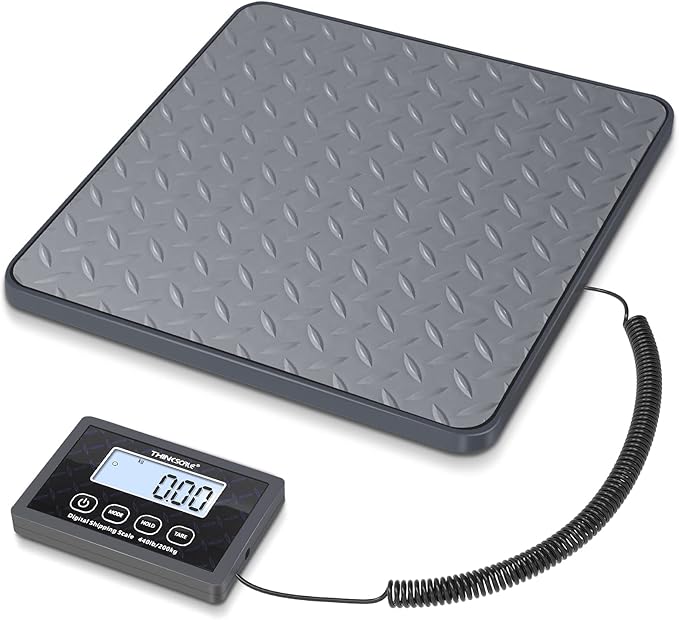 THINKSCALE Shipping Scale, 440 lbs/1 oz Highly Accurate Postal Scale by THINKSCALE