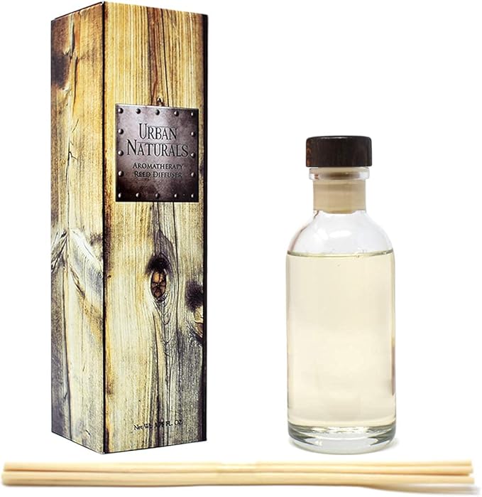 Urban Naturals Warm Vanilla Amber Reed Diffuser Gift Set | Creamy. Warm. - Image 4