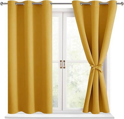 Hiasan Short Blackout Curtains for Bedroom - Image 7