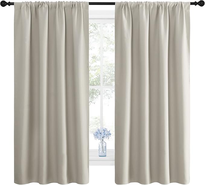 NICETOWN Blackout Curtains for Living Room, Darkening Window Curtain Panels - Image 2