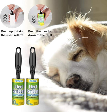 COMMEMA Lint Rollers for Pet Hair Extra Sticky, Pet Hair Remover Set Brush for - Image 5