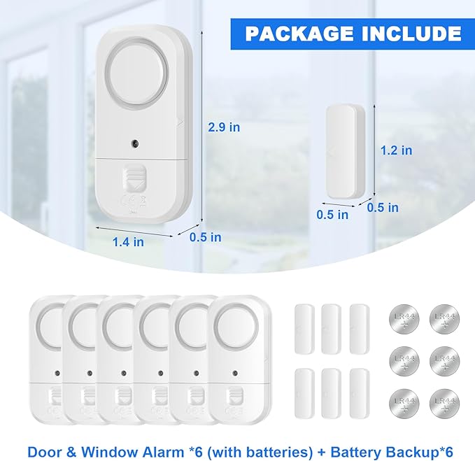 ANKOSHUN Door Window Alarm Sensors - Image 2