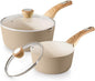 SENSARTE 2.0 & 3.0 Quart Ceramic Sauce Pan Sets by SENSARTE
