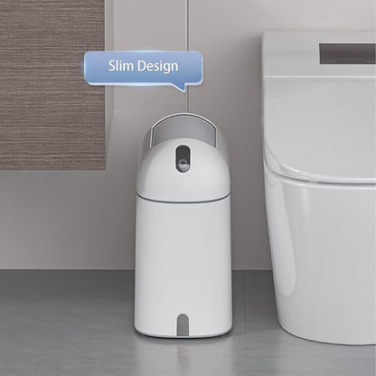 ELPHECO Bathroom Trash Can, 2.5 Gallon Motion Sensor Waterproof Trash Bin - Image 5