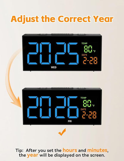 Netzu Alarm Clocks for Bedrooms, Digital Clock - Image 5