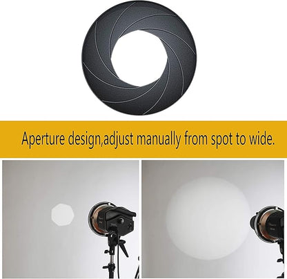 Alluneitter Bowens Mount Snoot, Strobe Video Snoot Conical Projector snoot - Image 3