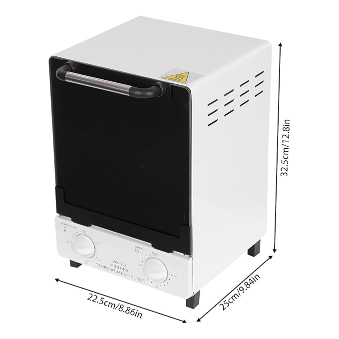 1000w High Temperature Sterilizer, 12l Multifunctional Sterilizer W/2* Trays - Image 7