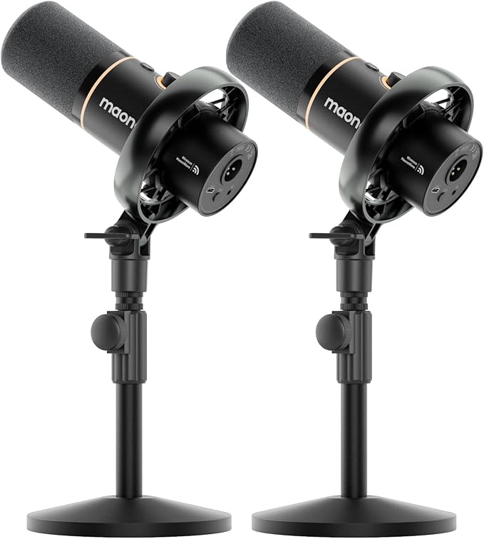 MAONO PD200W Hybrid Wireless Podcast Equipment Bundle by MAONO