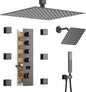 KATAIS Temperature Display Oil Rubbed Bronze Shower System, Push Button Shower by KATAIS
