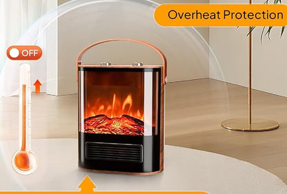 ROVSUN 1500W Electric Fireplace Stove - Image 5