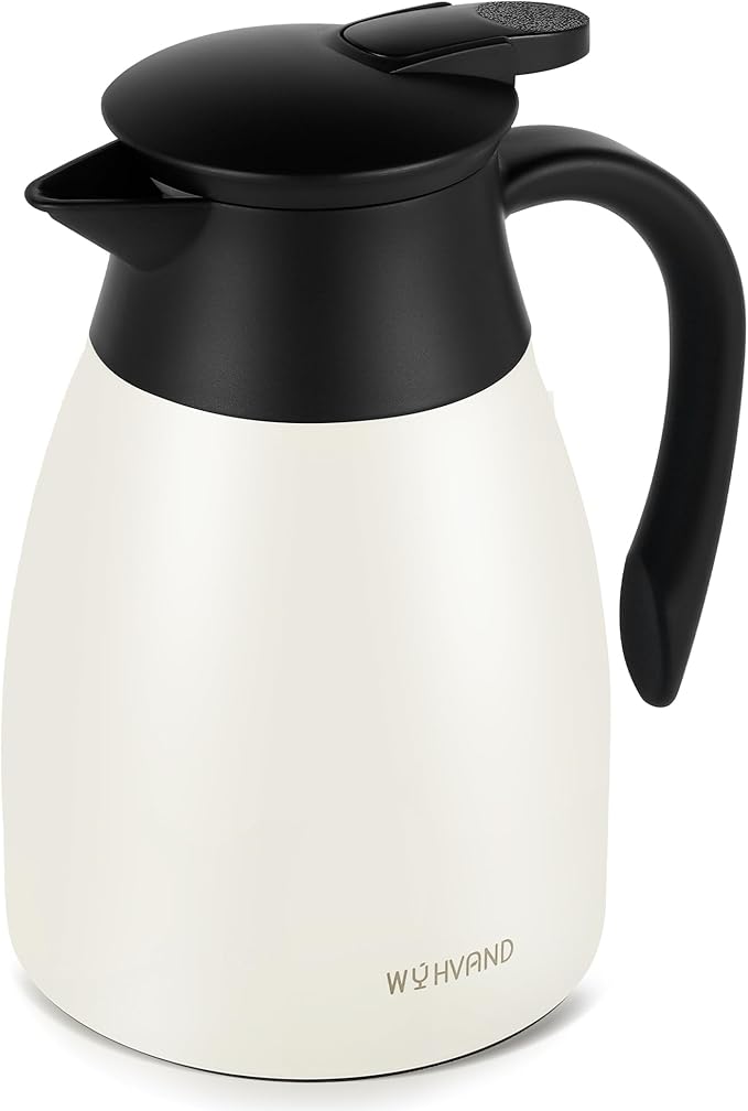 34 Oz Thermal Coffee Carafe, Stainless Steel Insulated Vacuum coffee crafts to by WYHVAND