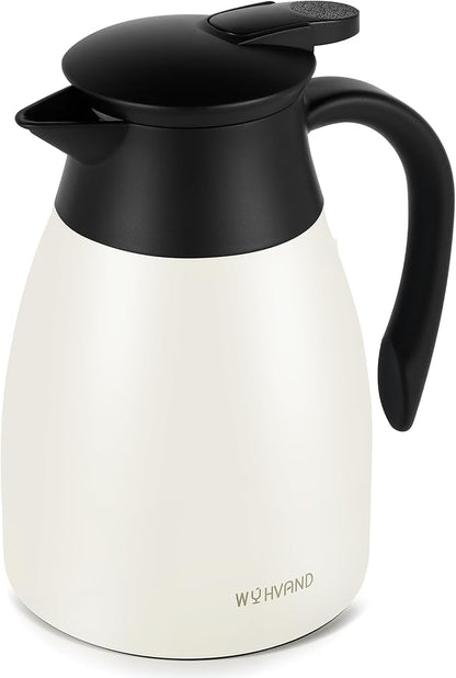 34 Oz Thermal Coffee Carafe, Stainless Steel Insulated Vacuum coffee crafts to by WYHVAND