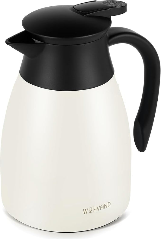 34 Oz Thermal Coffee Carafe, Stainless Steel Insulated Vacuum coffee crafts to by WYHVAND