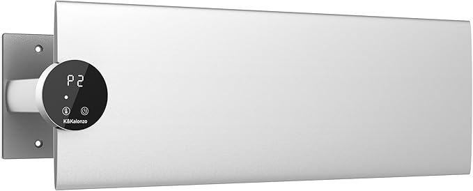 K&KALONZO Electric Towel Warmer, 18.8" W x 4.8" H Wall-Mounted Towel Heater by KKALONZO