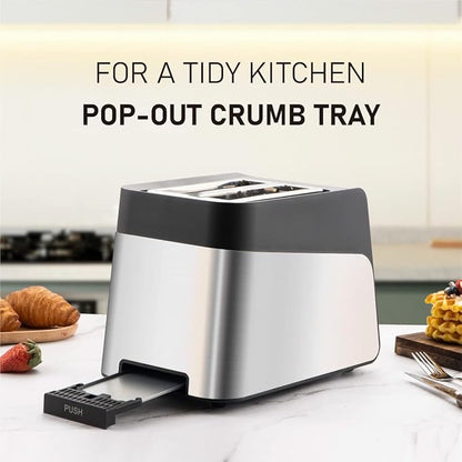 Touchscreen Toaster 2 Slice, KETIAN Bagel English Muffins Toast Pastry Waffles - Image 6