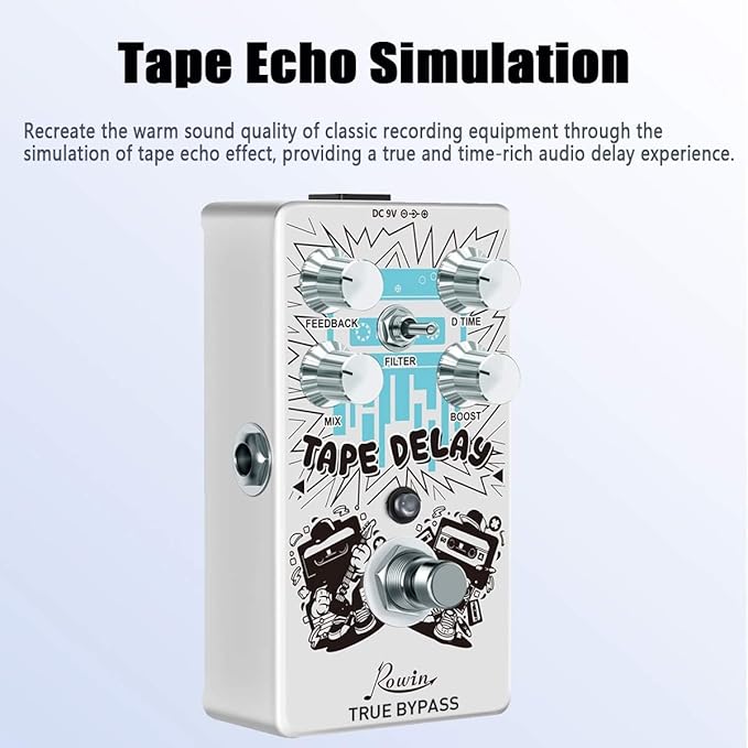 Rowin Tape Delay Guitar Pedal - Image 2