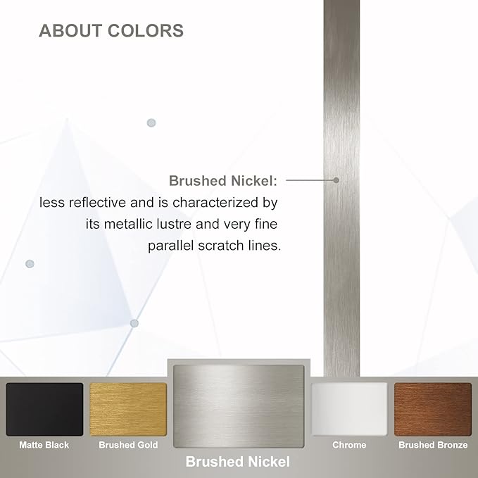 ANDY STAR 30”x40”Brushed Nickel Mirror - Image 7