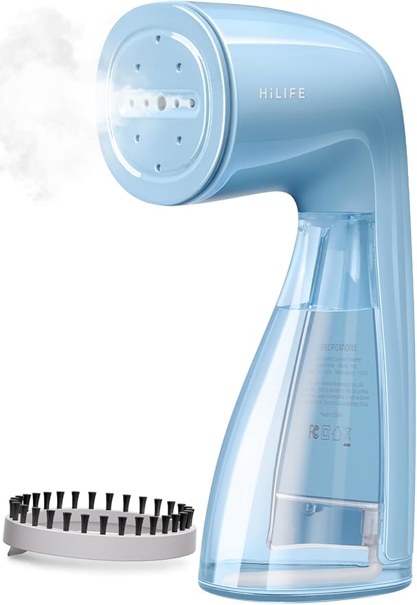 HiLIFE Upgraded Steamer for Clothes, Handheld Portable Design, 1100W Powerful by HiLIFE