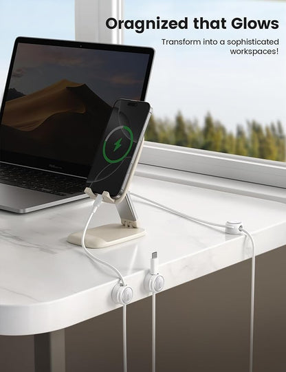 12Pack Magnetic Cable Clips Cord Organizer - Image 5