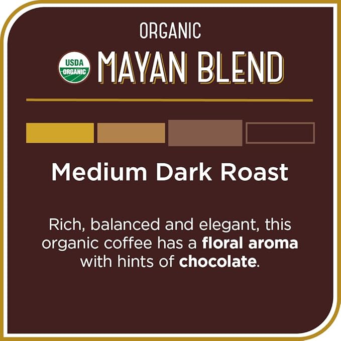 Don Francisco's Organic Mayan Coffee Pods, Medium-Dark Roast, Compatible - Image 2