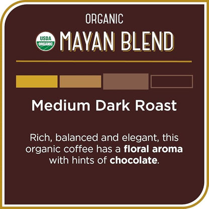 Don Francisco's Organic Mayan Coffee Pods, Medium-Dark Roast, Compatible - Image 2