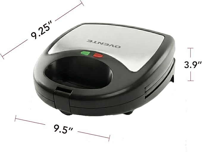 OVENTE 3 in 1 Electric Sandwich Maker, Panini Press Grill and Waffle Iron Set - Image 11