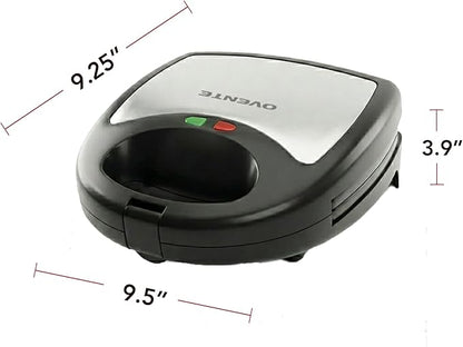 OVENTE 3 in 1 Electric Sandwich Maker, Panini Press Grill and Waffle Iron Set - Image 11