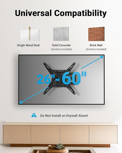 Pipishell Full Motion TV Wall Mount - Image 2