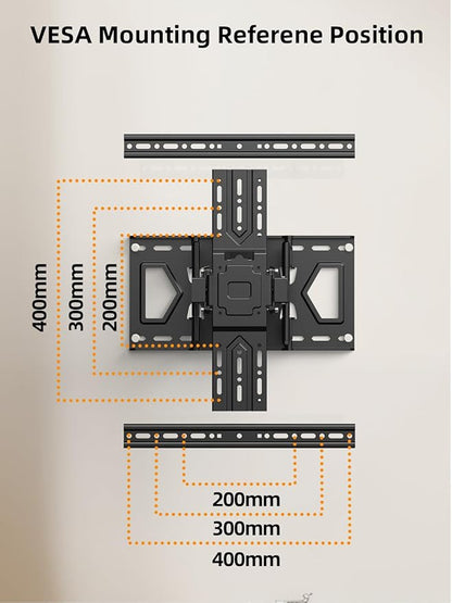 USX MOUNT Ultra Slim TV Wall Mount 37-75 Inch TVs Mount - Image 9