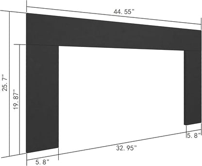 Trim Kit for 35.6" W x 21.1" H Electric Fireplace Inserts - Image 4