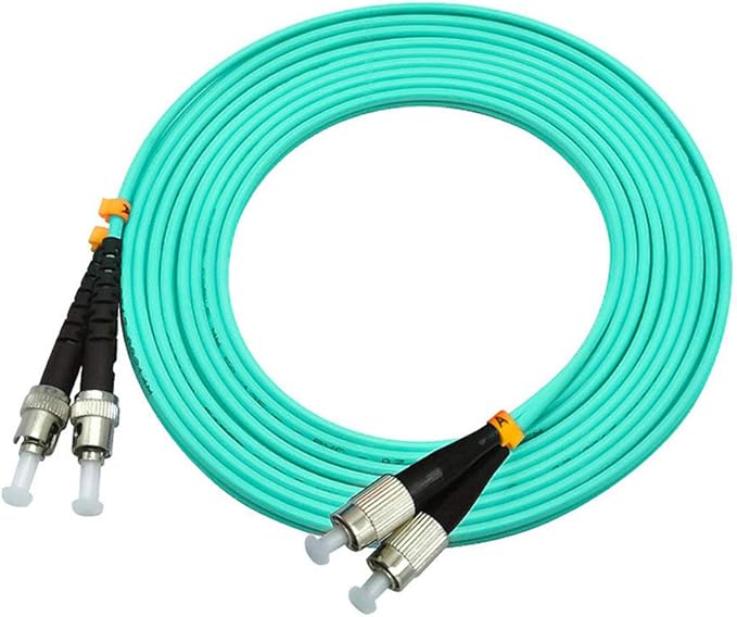 Jeirdus 3Meters 10ft FC to ST Duplex 50/125 10G OM3 Multi-Mode Fiber Optic - Image 3