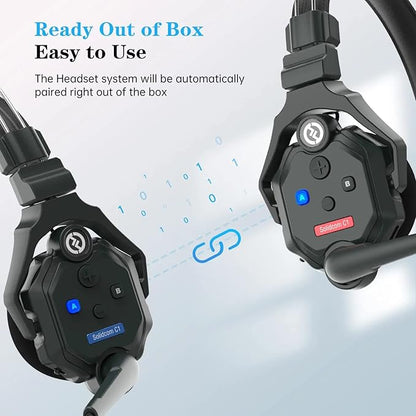 Hollyland Solidcom C1 3-Person 1100ft Full-Duplex Wireless Headset Intercom - Image 4
