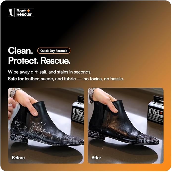 Boot Rescue cleaning wipes for leather and suede boots - Image 2