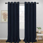 Easy-Going Blackout Curtains for Bedroom, Solid Thermal Insulated Grommet and by Easy-Going