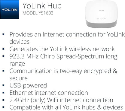 YoLink LoRa Smart Door Sensor Starter Kit: Hub & Door Sensor - Image 3
