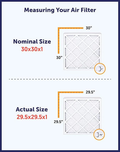 Filter King 8x14x1 Air Filter | 4-PACK | MERV 8 HVAC Pleated A/C Furnace - Image 6