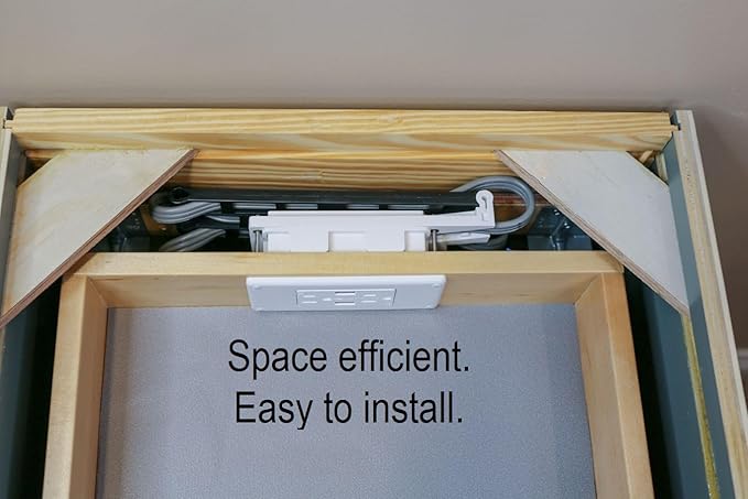 My Tidy Space Low Profile PD30W USB-C 15 Amp in Drawer Docking Station Outlet - Image 8