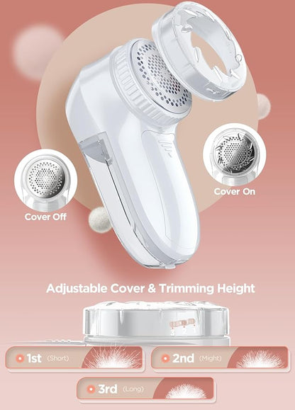 Bymore Fabric Shaver, Lint Remover, Lint Shaver Defuzzer Sweater Shaver - Image 4