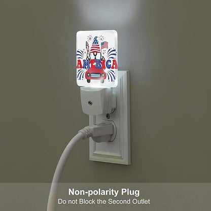 FSHVQKD Happy Independence Day Night Light, Plug Into Wall - Image 5