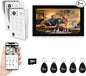 Wired Video Door Phone Kit Apartment Intercom System, 10 Inch Touch Screen by ANJIELOSMART