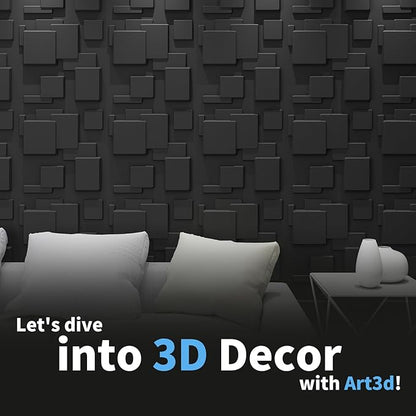 Art3d 19.7" x 19.7" Wall Panel City - Image 7