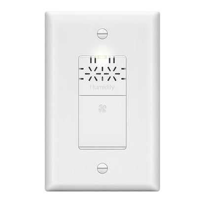 LIDER No Neutral Wire Required Humidity Sensor Switch, Automatic Humidity by LIDER