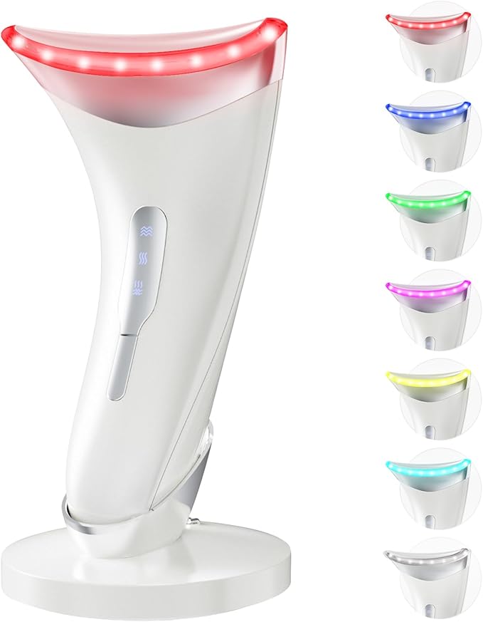 Dopsikn Red Light Therapy for Face and Neck, 7 Color Facial Massager - Image 9