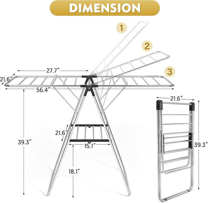 APEXCHASER Clothes Drying Rack, Drying Rack Clothing - Image 2