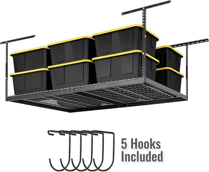 SafeRacks 4x8 Overhead Garage Storage Rack Heavy Duty - Image 2