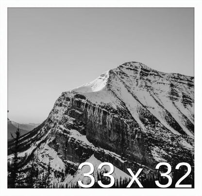 Frame It Easy 33 x 32 White Wood Frame by FrameItEasy