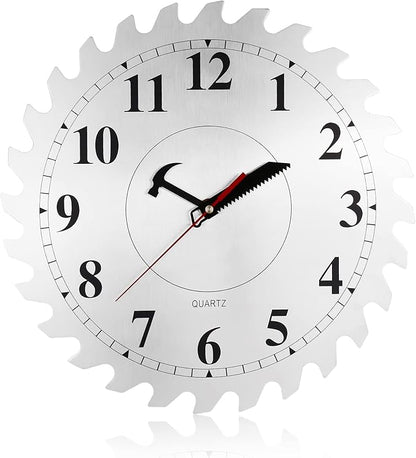CIGERA 12 Inch Metal Wall Clock by CIGERA